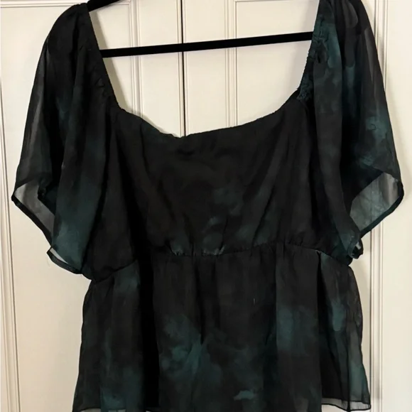 Disturbia Lichen Chiffon Top - Picture 5 of 8